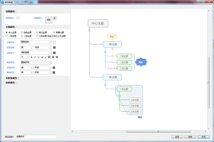 导图样式编辑器